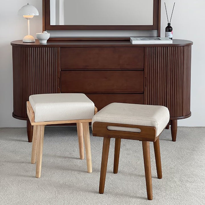 RIVENA Stool - Walnut